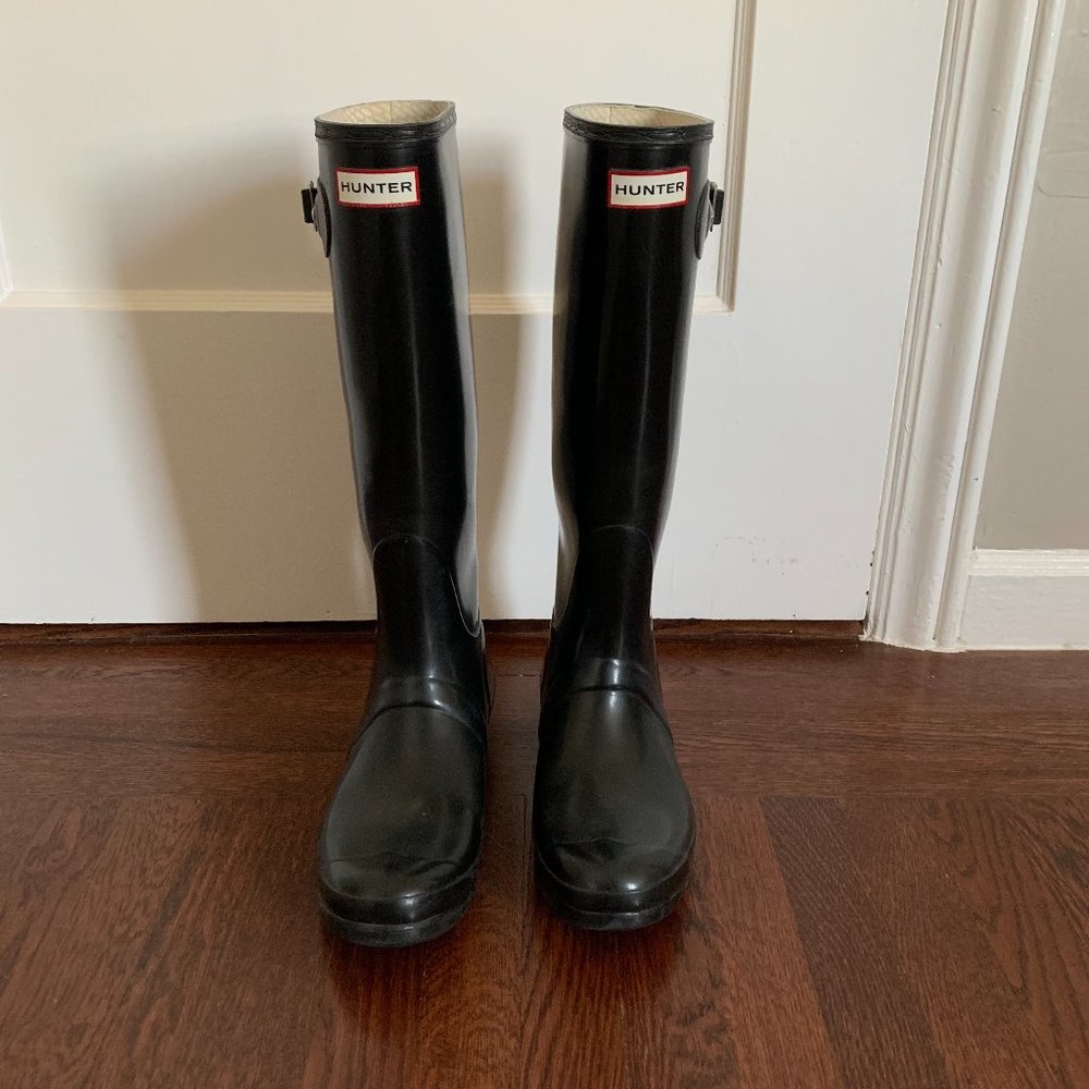 Hunter Original Tall Boots in Original Gloss